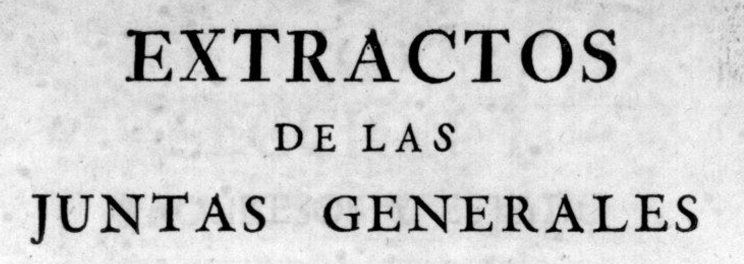 Extractos de las Juntas Generales de la RSBAP