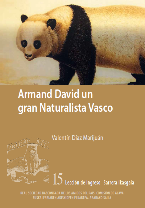 Ver Núm. 15 (2024): Armand David un gran naturalista vasco /Valentín Díaz Marijuán